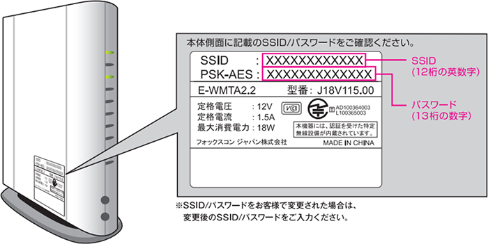 光BBユニット側面のシールのイメージ画像