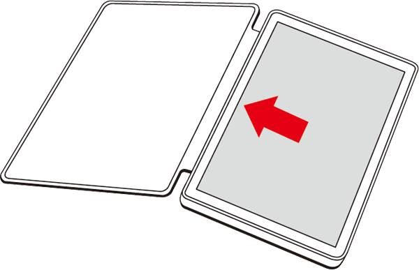 ケースを装着するイメージ画像