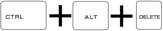 Ctrl+Alt+Deleteキー
