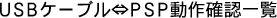 USBP[uPSPmFꗗ